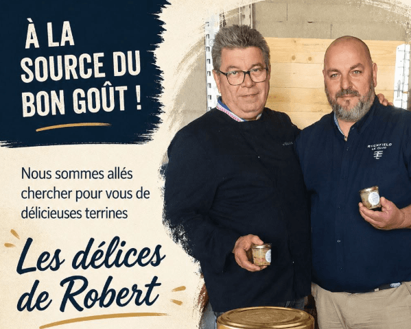 Les Délices de Robert débarquent à L'Usine — terrines artisanale